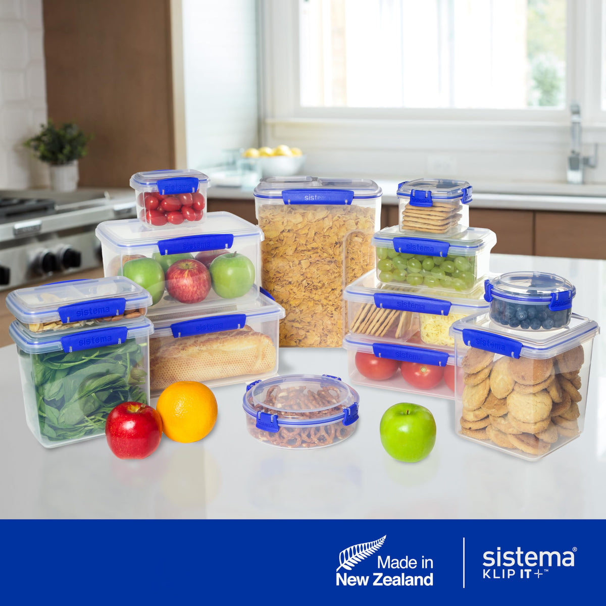 Top-rack dishwasher-safe Sistema KLIP IT Large 5L for easy cleaning.