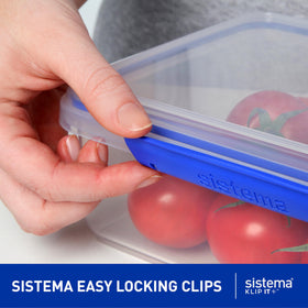 Sistema KLIP IT Large 7L with clips secures the extended seal for freshness.