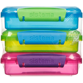Sistema modular square design enables neat stacking
