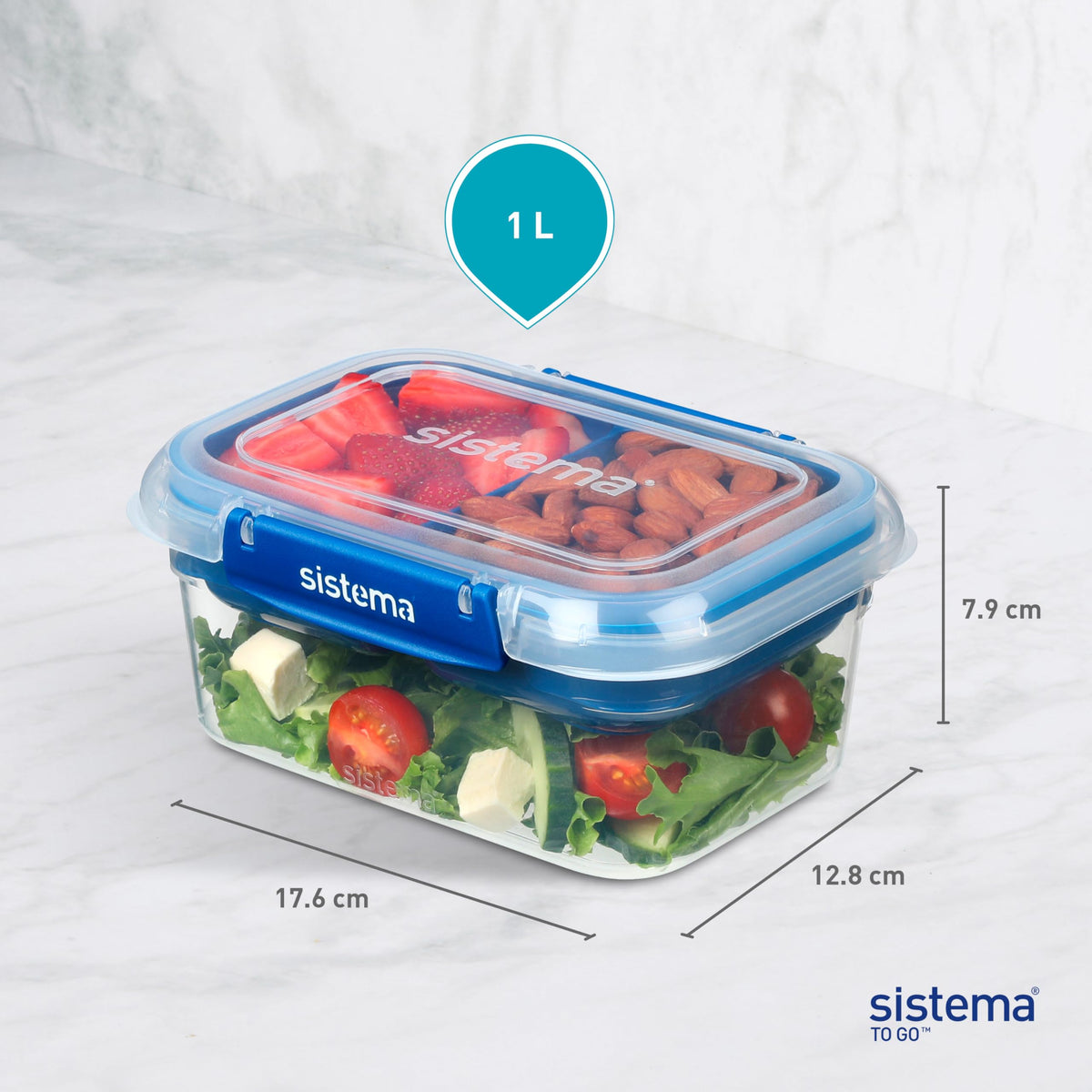 Sistema TO GO Stax top-rack dishwasher safe for busy days