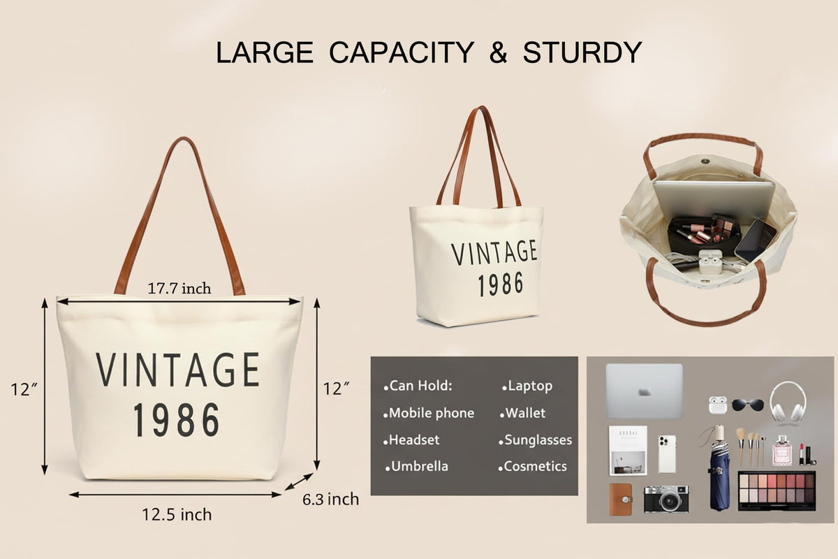 Siteshy tote used as party decor or gift display to celebrate the milestone