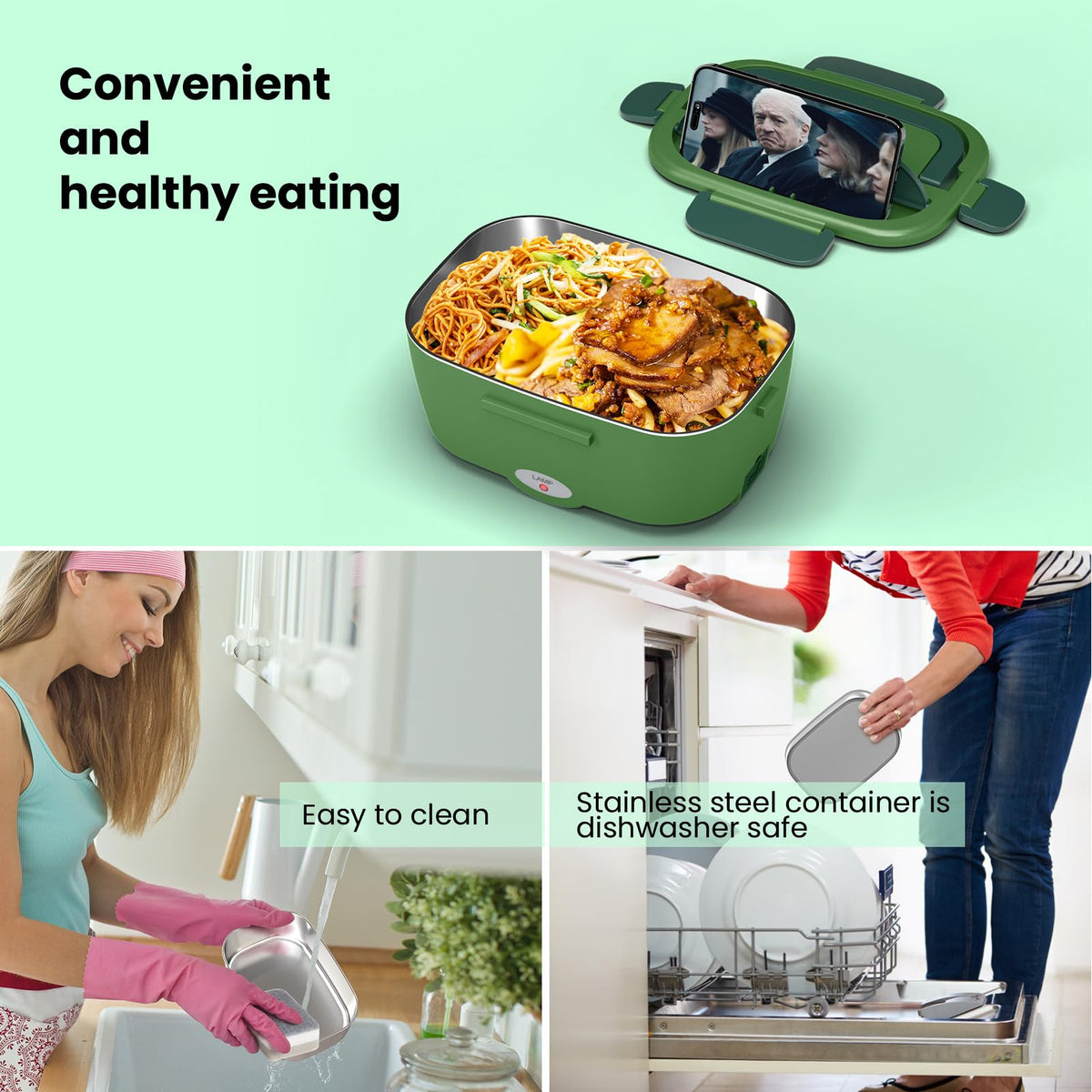 Sitlais includes utensils, brushes, and storage bag for everyday meals.