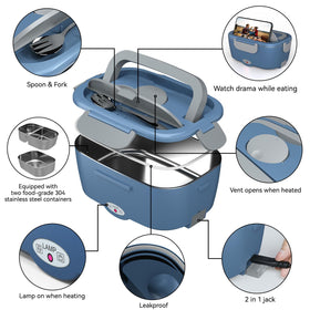 Sitlais portable lunch box compact design ideal for work and outdoors.
