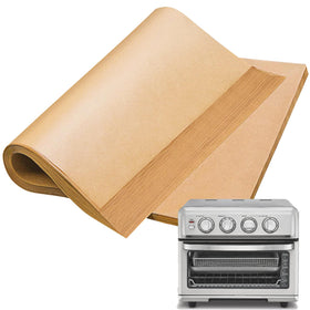 SIUDANGKA 100Pcs parchment paper squares in packaging for easy prep and mess-free cooking.