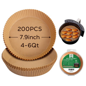 SIUDANGKA air fryer liners with round bowl design for Ninja AF101 AF150 ease of cleanup