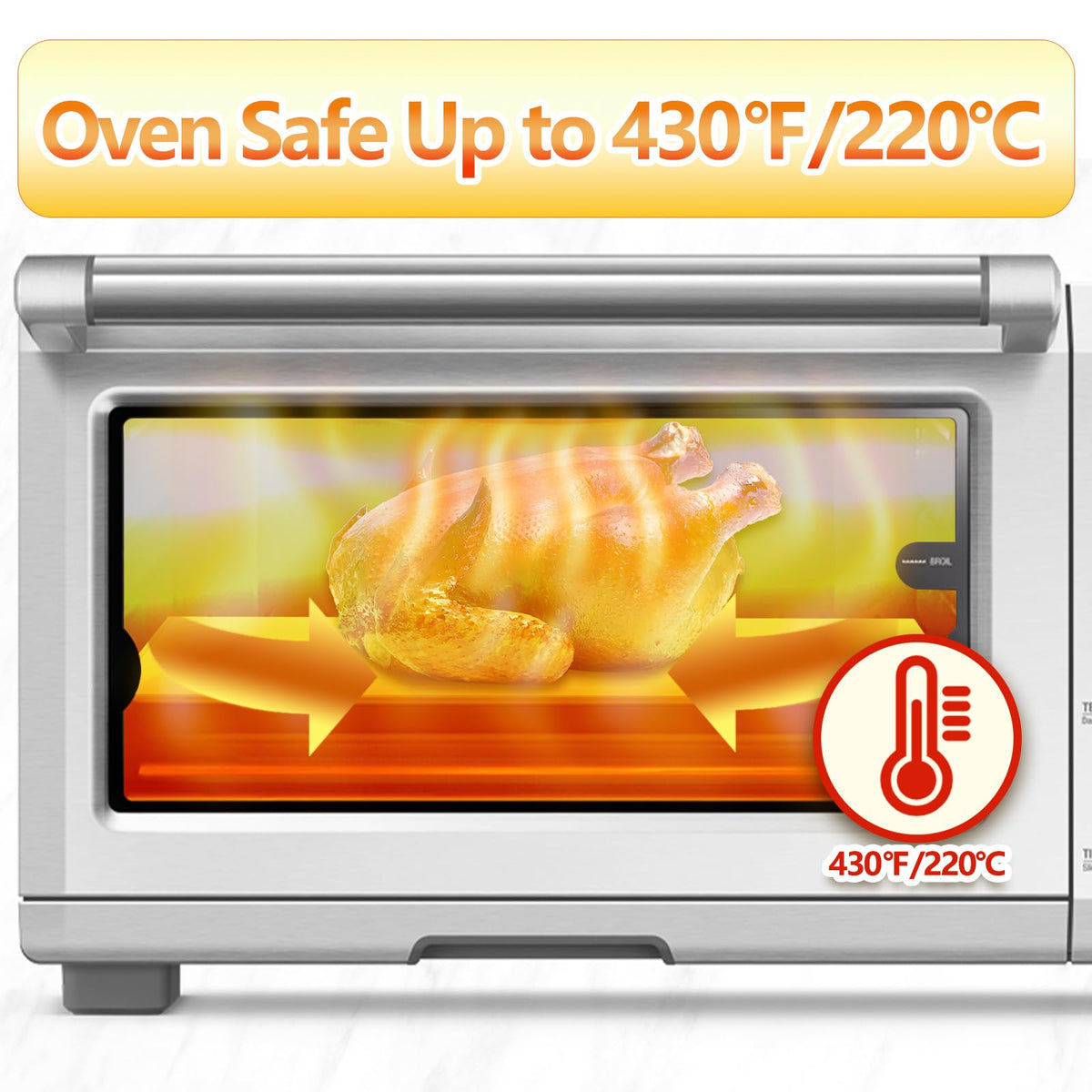 SIUDANGKA liner tolerates up to 430F for versatile baking