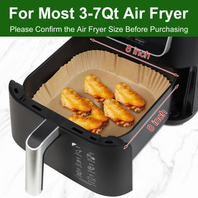 SIUDANGKA liner helps keep the air fryer basket clean after cooking