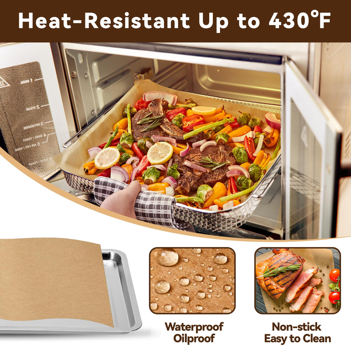 SIUDANGKA Emeril 26QT fit liner designed to fit the oven