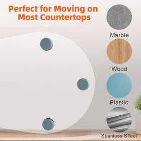 SIUDANGKA counter-scratch-reduction slider mat protects countertops during mixing