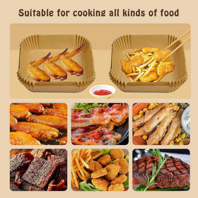 SIUDANGKA disposable liners simplify cleanup and save time after frying meals.