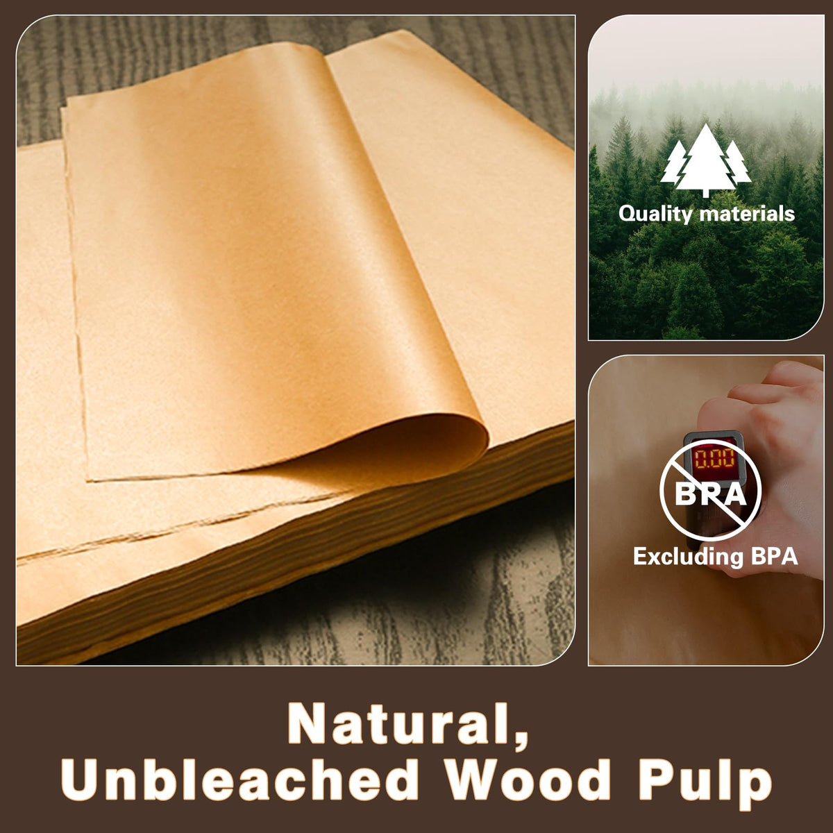 SIUDANGKA disposable parchment liners ideal for camping and outdoor meals.