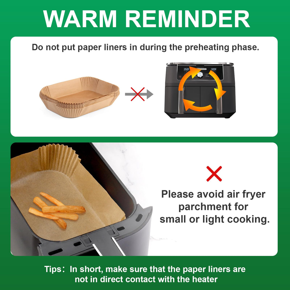 SIUDANGKA easy-clean liners simplify post-cook cleanup and maintenance.
