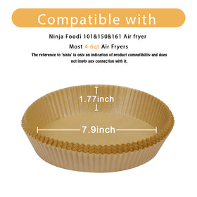 SIUDANGKA air fryer liners featuring edge protection rim for tidier fryer interior