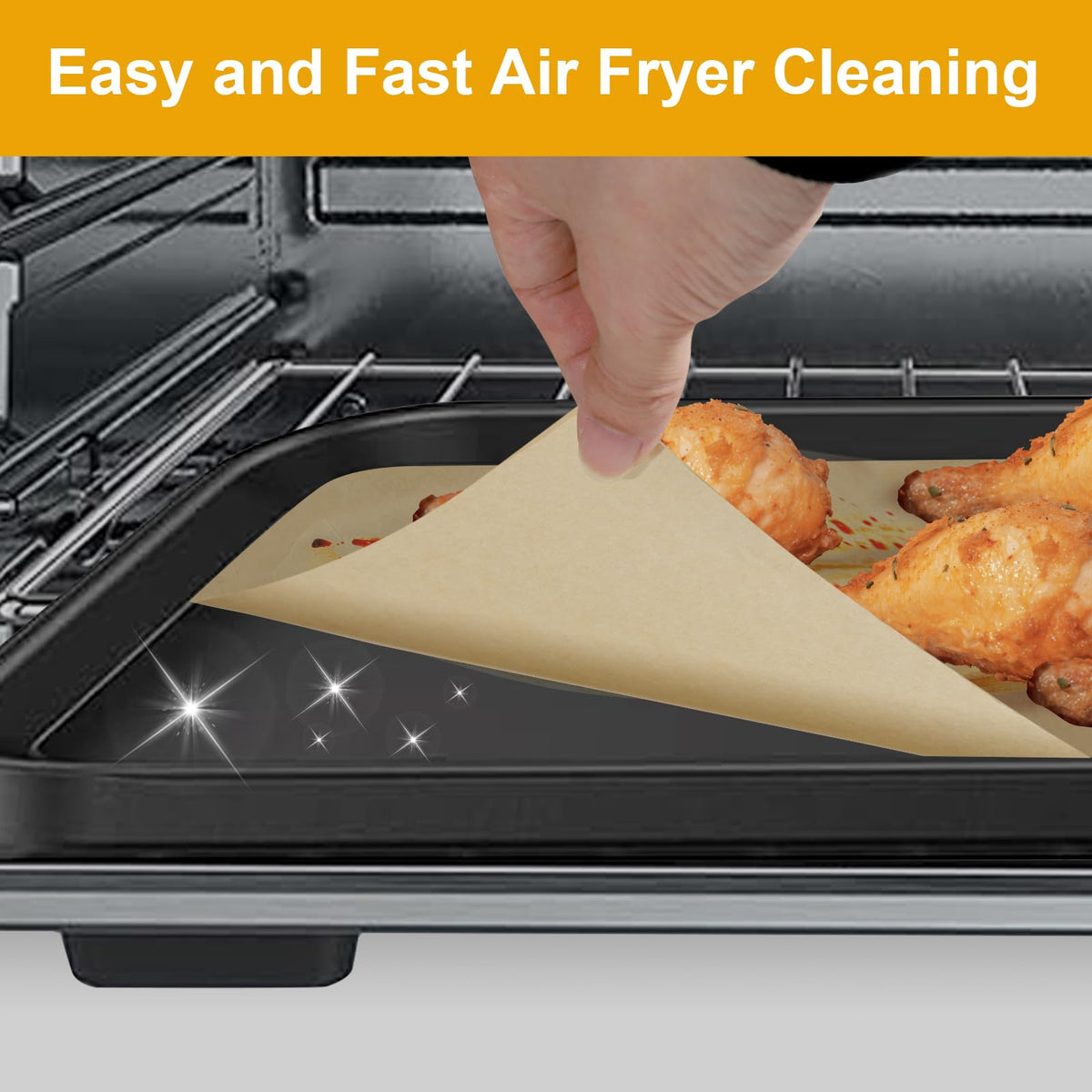 SIUDANGKA greaseproof, non-stick surface keeps trays clean during baking.