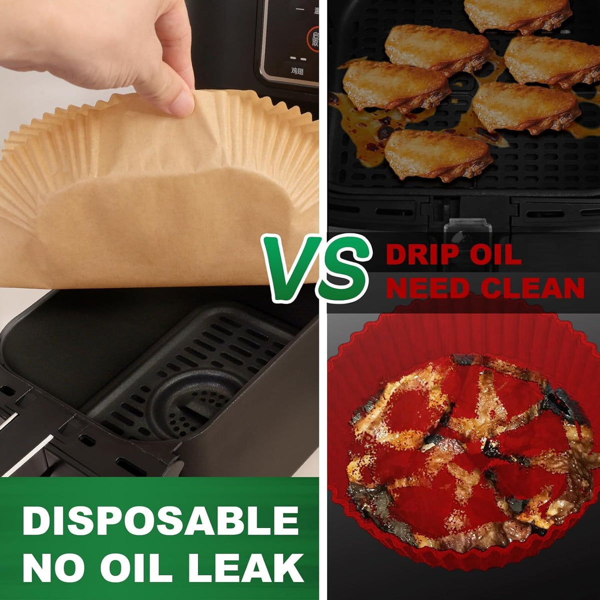 SIUDANGKA heat-resistant parchment paper up to 430°F for crispy results
