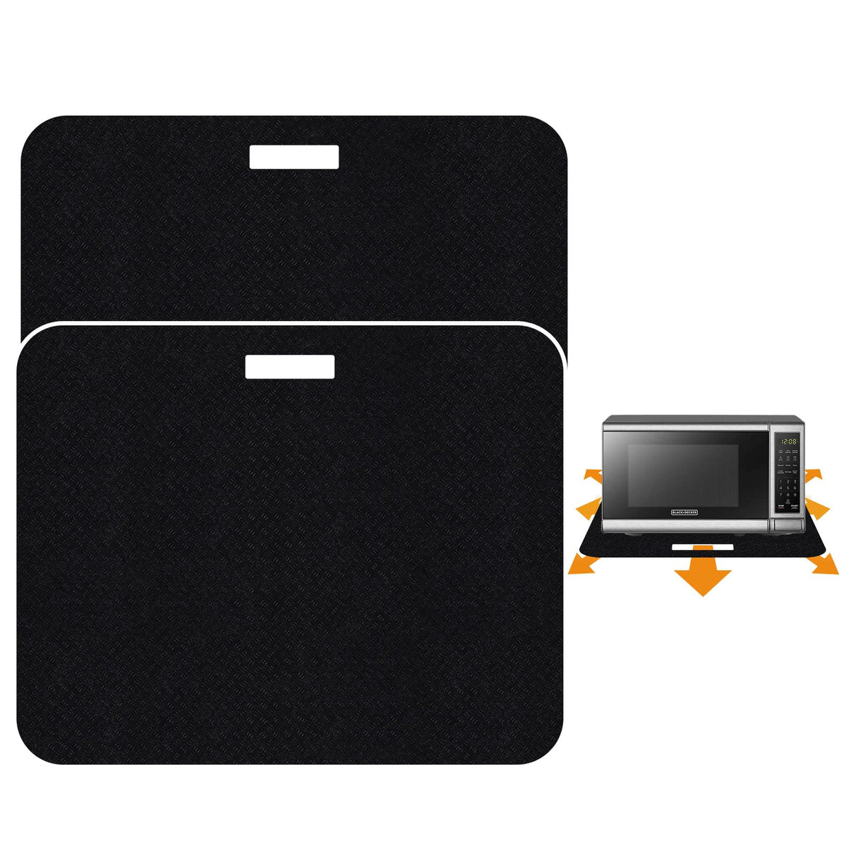 SIUDANGKA heat-resistant mat for air fryer with sliding function protects countertops