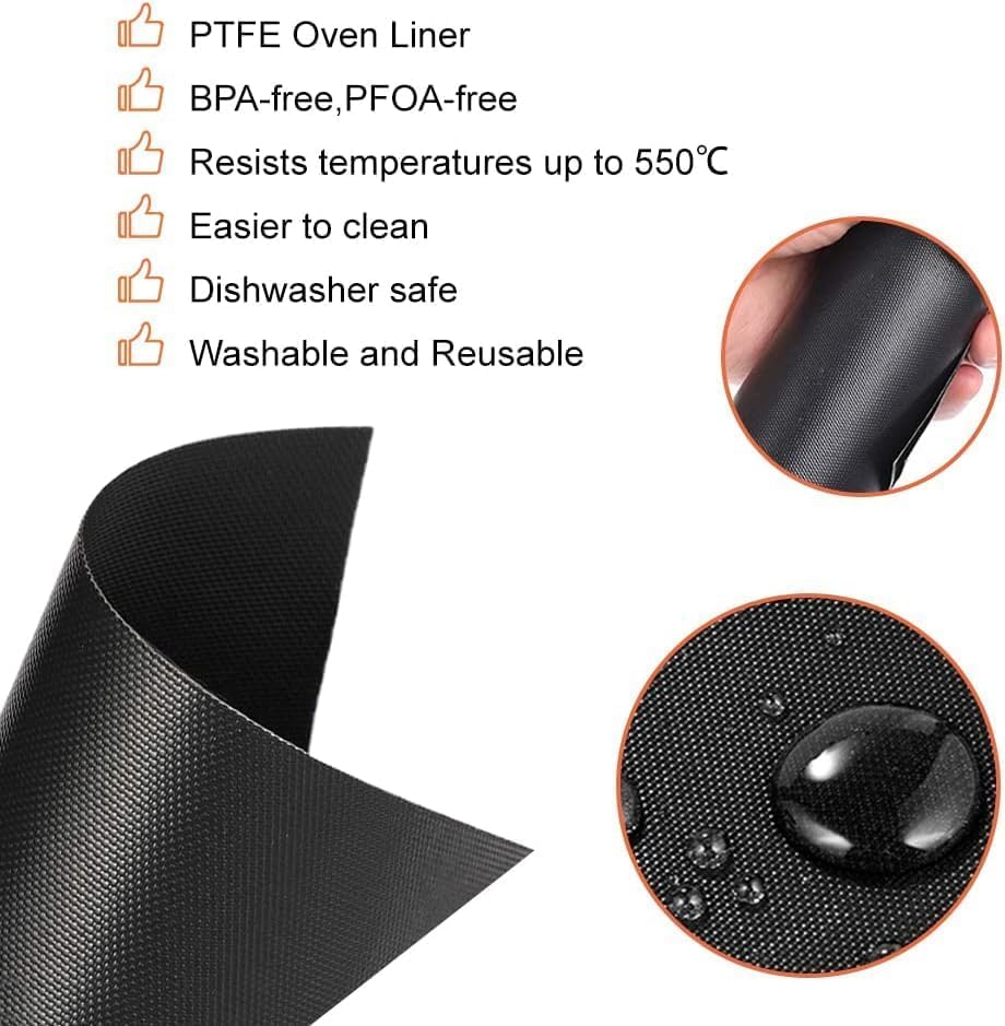SIUDANGKA non stick mats enable easy cleanup after baking