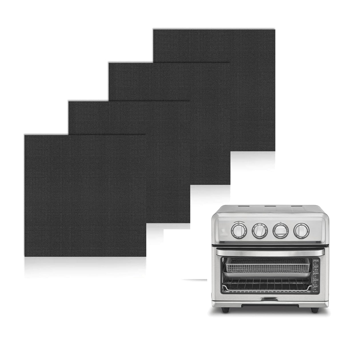 SIUDANGKA oven-liner for Cuisinart keeps spills contained and cleanup quick.