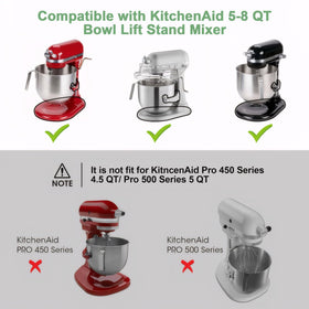 SIUDANGKA sliding tray KitchenAid compatibility demonstrates easy maneuvering for 5-8 Qt mixer