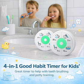 Siugohaus 2-minute brushing timer lights guide thorough brushing for kids