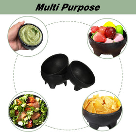 SIUYUWK durable plastic bowls resist drops and fading colors.