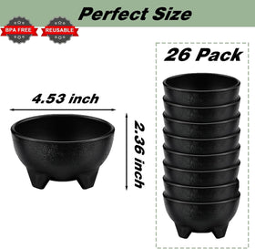 SIUYUWK four-legged design bowls provide stable service at the table.