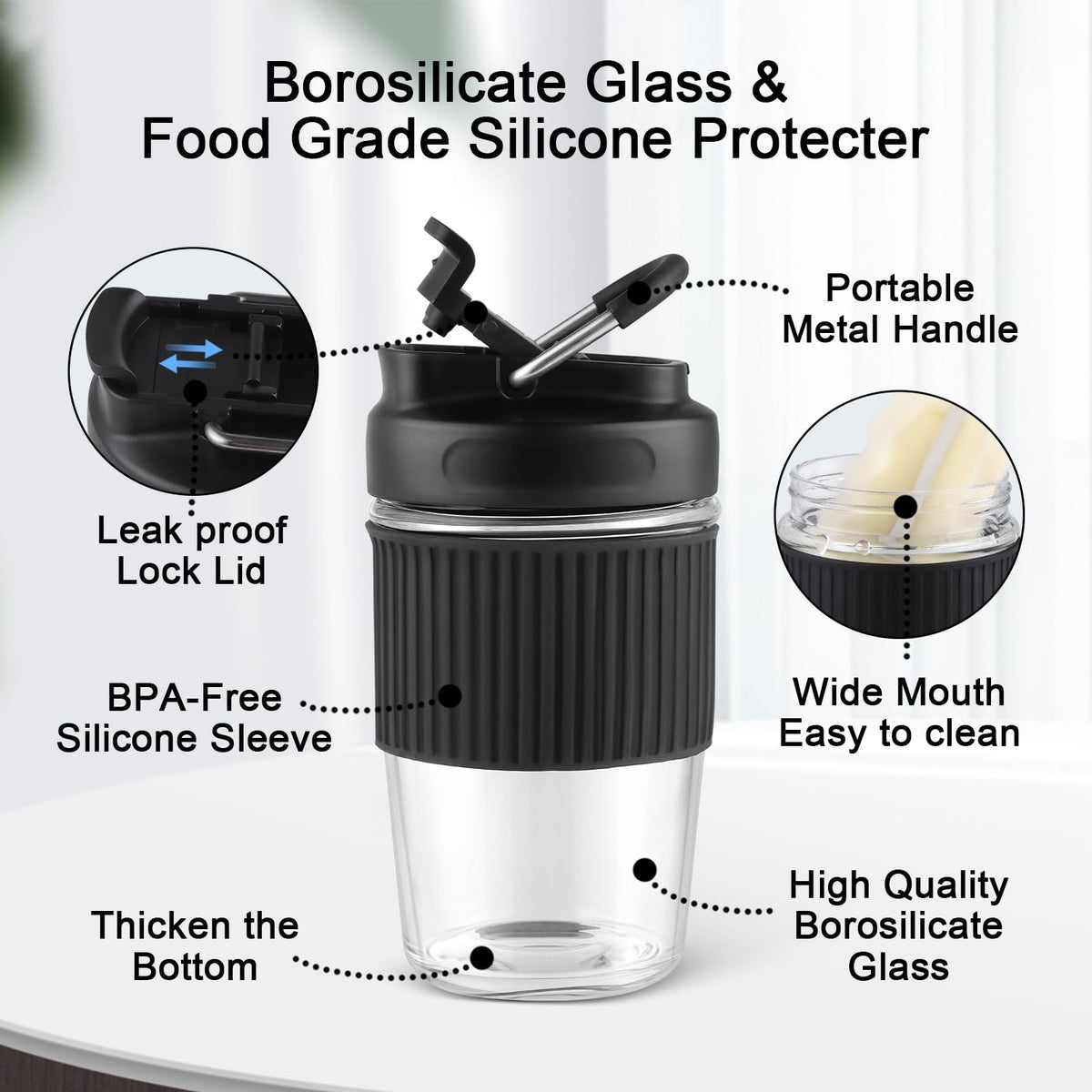 Sivaphe blue thermal sleeve enhances grip and keeps drinks at temperature