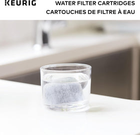 Six-month supply of Keurig filters supports consistent taste.