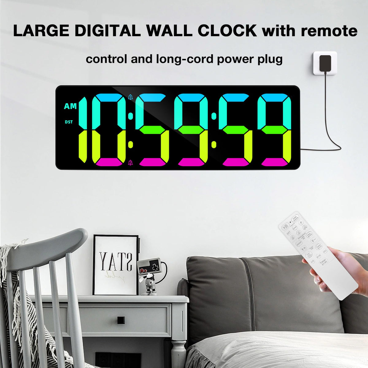 SJJSKY versatile decor piece blends with kitchen, bedroom, or gym aesthetics.