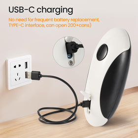 SKGNKLIG USB-C charging highlights cordless, eco-friendly power.