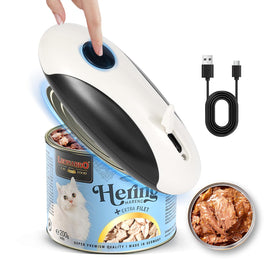 SKGNKLIG rechargeable can opener in compact design for easy use.