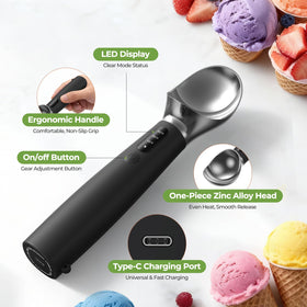 SKLNXAZ IPX7 waterproof design makes cleanup quick and simple under running water