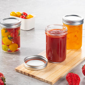 SKOCHE jar with airtight lid shows secure seal for jams, honey, and preserves