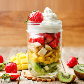 SKOCHE jars with labels demonstrate organized storage and quick identification