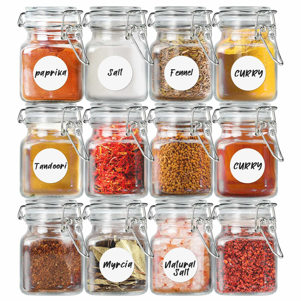 SKOCHE multipurpose jar suited for spices, teas, jams, or crafts.