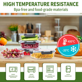 Skroam 36oz capacity ideal for portioned meals and leftovers