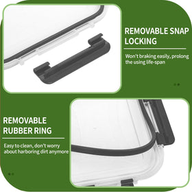 Skroam lids feature removable silicone seals for airtight freshness