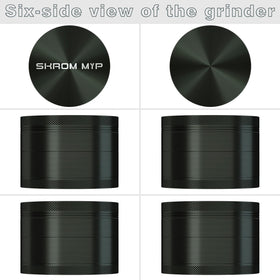 SKROM MYP grinder after use with cleaned aluminum body