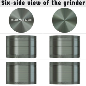 The SKROM MYP grinder’s 3-inch size fits standard jars and keeps counters tidy.