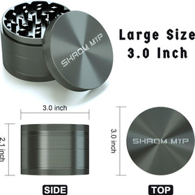 The SKROM MYP grinder handles spices and dried herbs for fresh flavor.