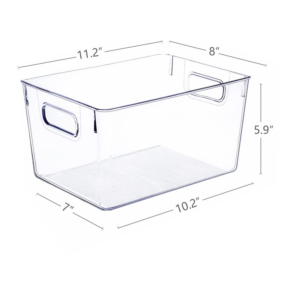 SKTEET BPA-free PETG bin emphasizes durable safe kitchen storage
