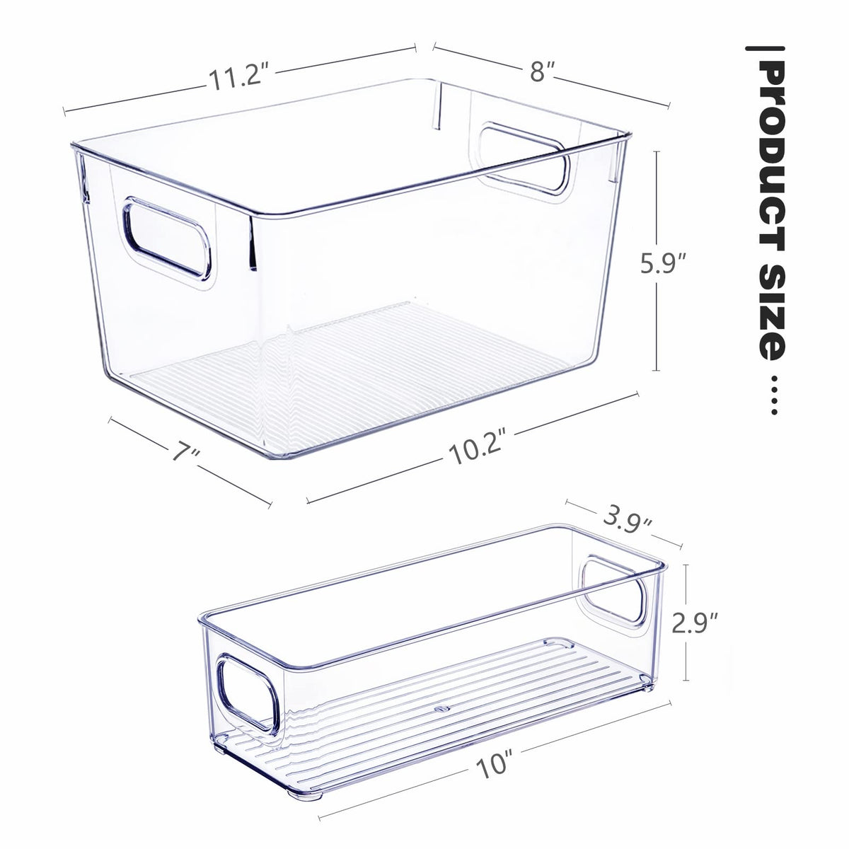 SKTEET BPA-free PETG storage bin is durable