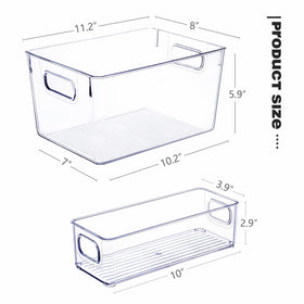 SKTEET BPA-free PETG storage bin is durable