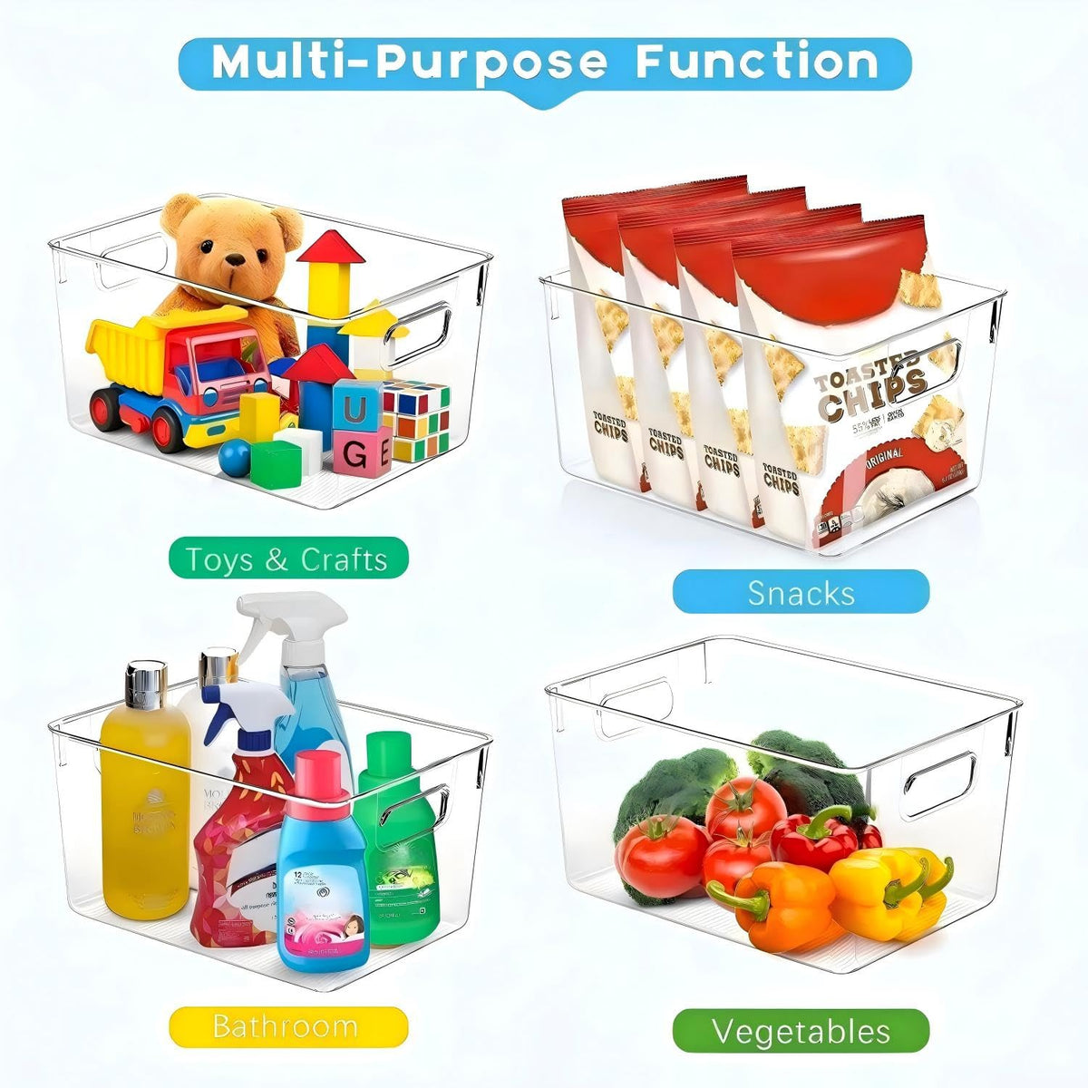 SKTEET small bin stackable design for drawers or shelves
