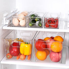 SKTKSE cabinet and closet storage bins maximize deep shelves in any room