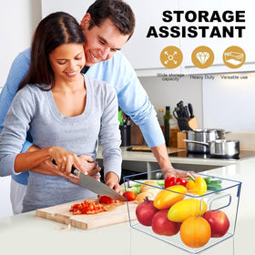 SKTWEEWKTS stackable storage bins maximize vertical kitchen space