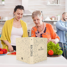 SKYDUE blank recipe cards set invites you to record family favorites.