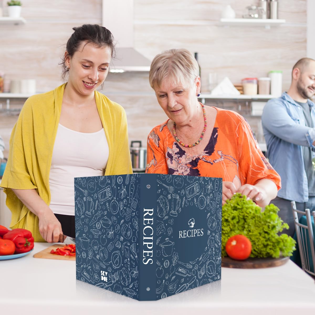 SKYDUE recipe binder makes a thoughtful gift for holidays
