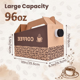 SkyJourney coffee box with handle for easy transport at events and offices.