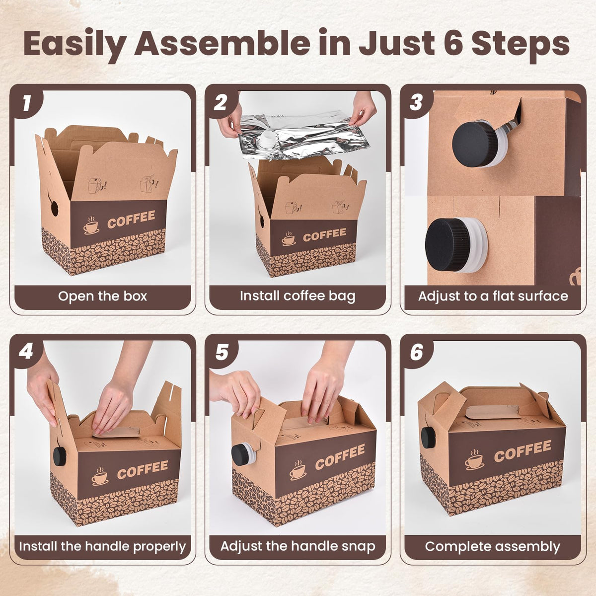 SkyJourney screw-on cap provides leak-proof serving at catering sites.